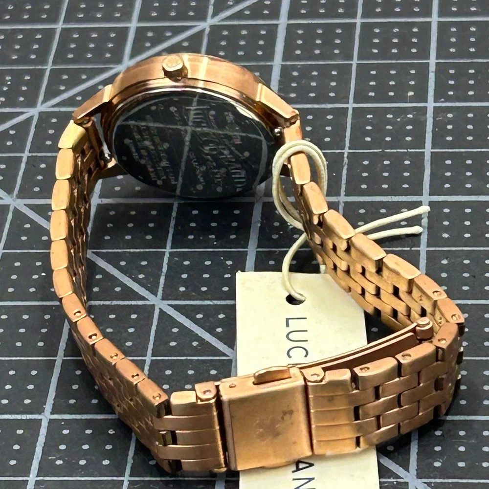 Lucky Brand Rose Gold‎ Tone Stainless Steel Watch LW00146 with Original Tag